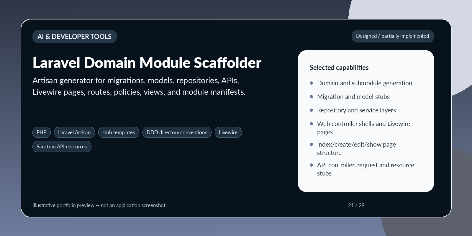 Domain Module Scaffolder