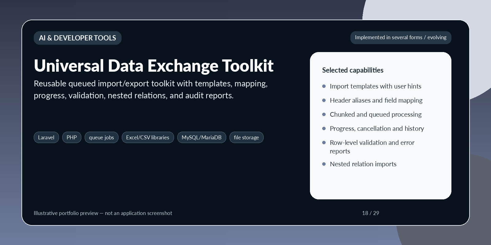 Universal Data Exchange Toolkit